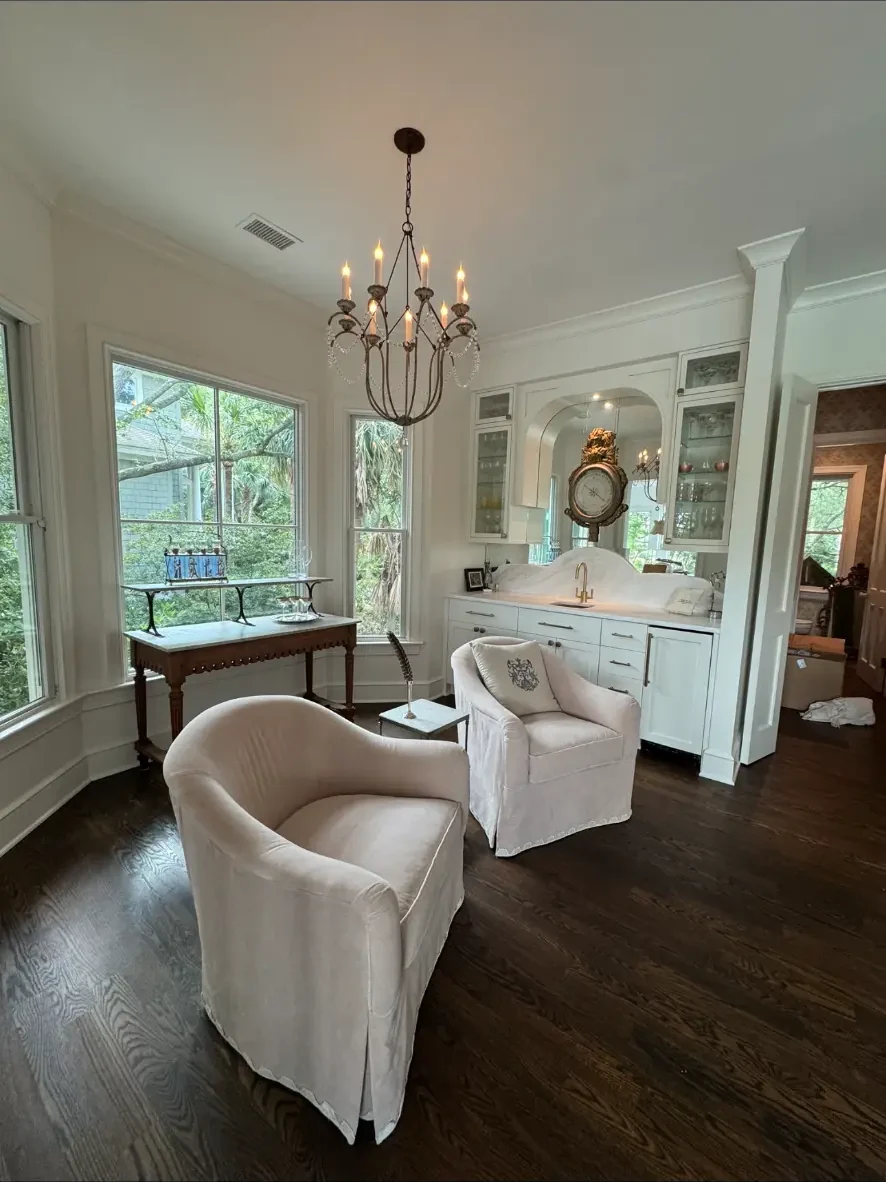 Classic Chandelier Installation