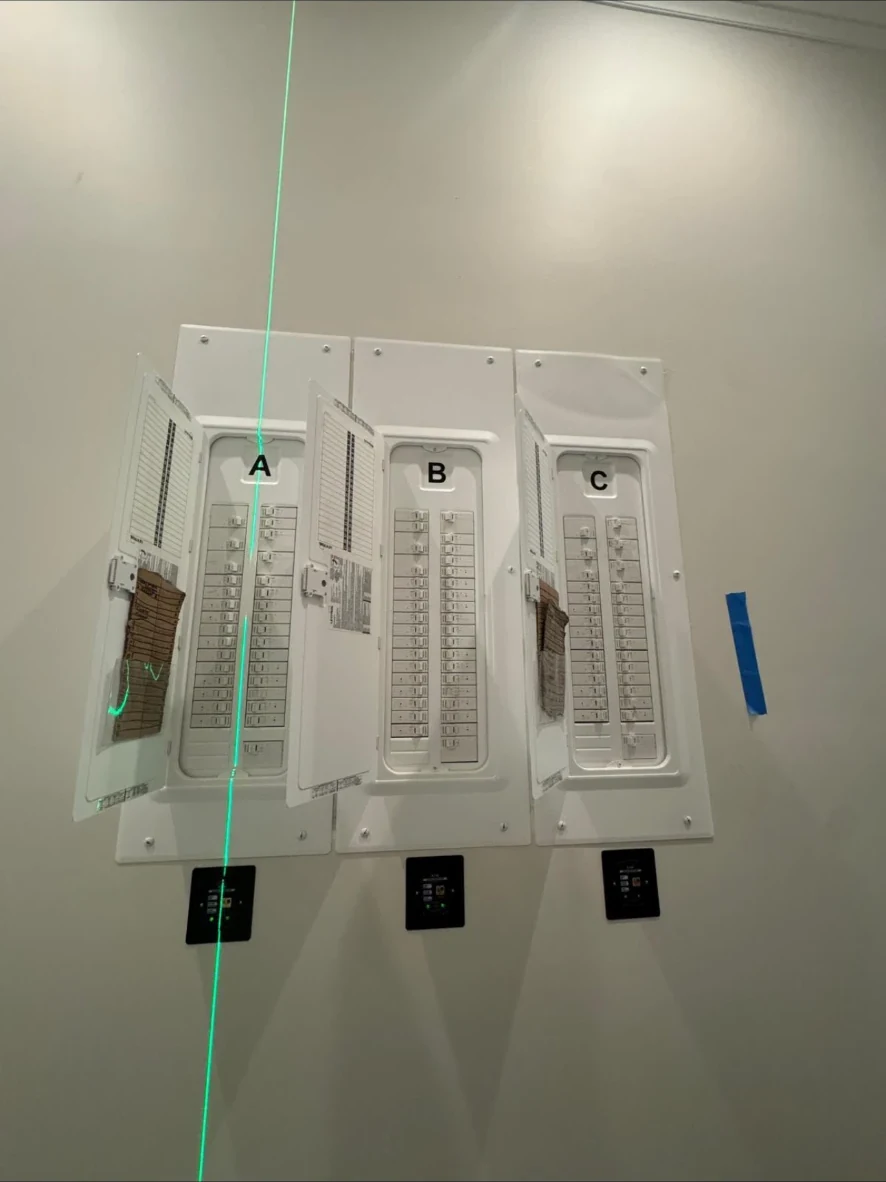 Multi-Panel Electrical Setup